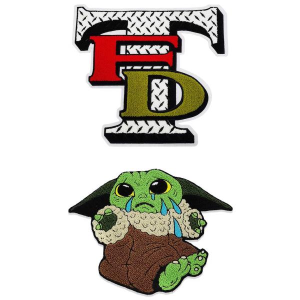 Felt Fabric Chenille Letters And Patches Sew On Letter Patches