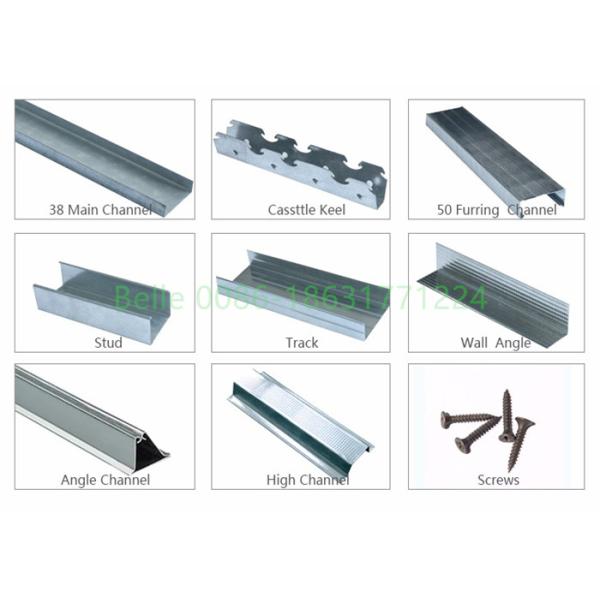 Omega Profile Light Steel Keel Stud And Track Roll Forming Machine