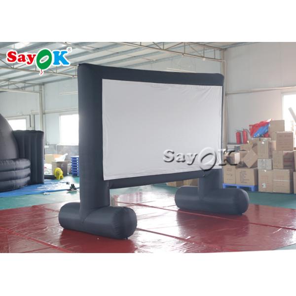 Inflatable Backyard Movie Screen Theme Parks 3m × 2.55mH Inflatable Outdoor Movie Screen