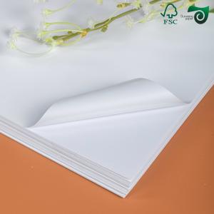 FSC Sticker Paper 80gsm White Wet Strength Paper For Beverage Labels High