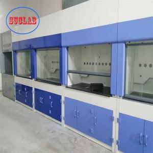 Integrated Structure Laboratory Fume Cupboard With Wet Scrubber 60dB Customized