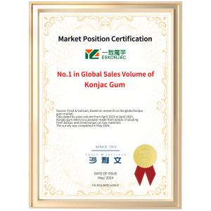 Hubei Yizhi Konjac Biotechnology Co., Ltd Certifications