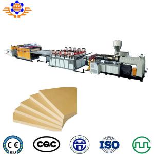 450kg/Hr 240kw PVC Board Making Machine Extrusion Line Conical Double Screw