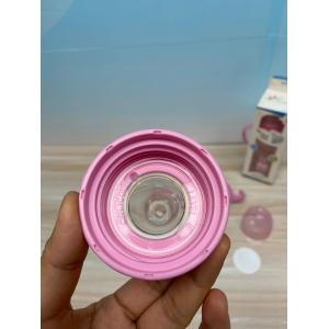 Wide Neck 12oz 330ml Silicone PP Arc Baby Feeding Bottle