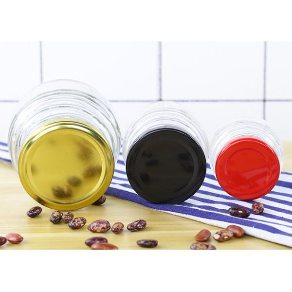 4 Oz Honey Jars Transparent Spiral Storage Tank High Borosilicate Glass