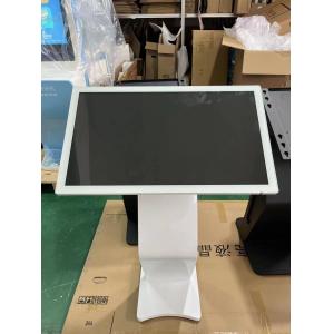 Information Interactive Kiosk Floor Stand 4K Full HD Indoor Advertising Digital
