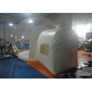 4M Diameter Inflatable Clear Bubble Tent , Inflatable Transparent PVC Dome Tent