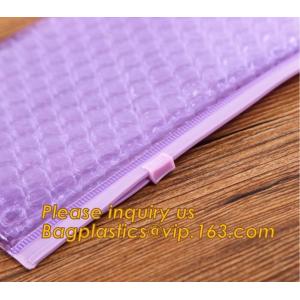 Glossy Black Foil Bubble Slider Zipper Lock Bags,Heat Insulated pallet cover PE