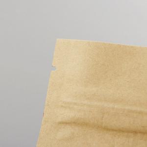 Coffee Snack Nuts Kraft Paper Zip Lock Packaging Bags Resealable Foil Inside