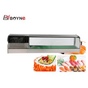 Restaurant Cake Display Case Single Layer Sushi Fridge Cabinet