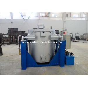 Oil Fired Metal / Aluminum Melting Furnaces With Pipe Burning System 350KG