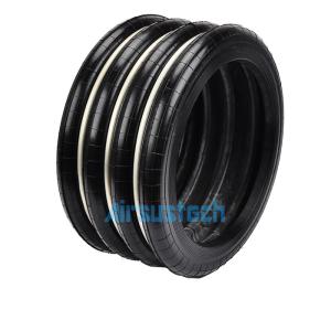 Yokohama S-450-4R Four Convoluted Rubber Air Spring 3 Pieces of Girdle Ring