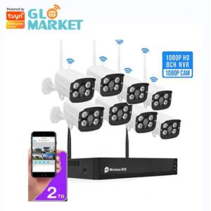 4/8 Channels NVR Security Cameras Tuya Smart WiFi Camera With Home System Life