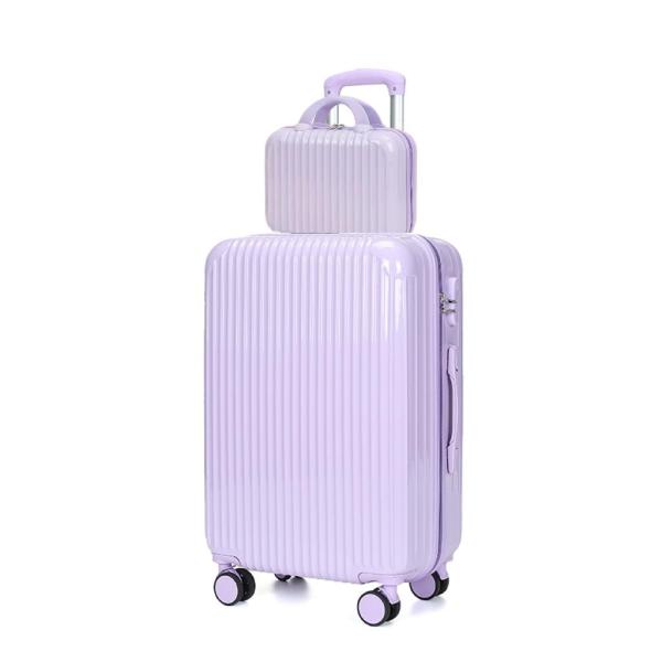 Travel luggage Sets, cosmetic case set, Scratch-Resistant And Wear-Resistant PVC Material, Large Capacity luggage(includes 14/20-inch)