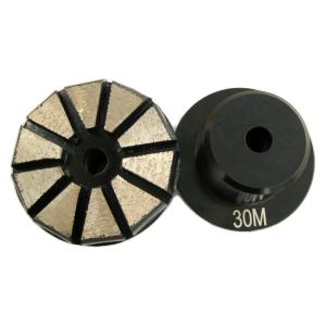 10mm Ground Grinding Metal Bond Tooling With 10 Segments Concrete Grinding Plugs