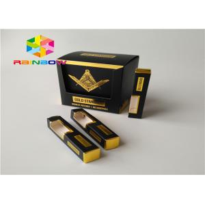 Embossed Printing Paper Box Packaging Small Commodity Product With Window