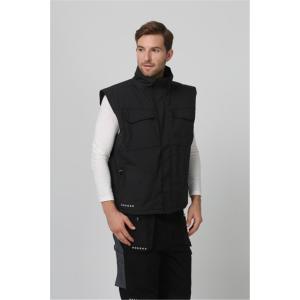 China 2 Way Zip Cold Weather Workwear 180gsm Mens Winter Vest Jacket on sale