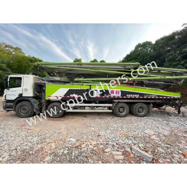 High Productivity 2018 Zoomlion 56m Used Concrete Boom Pump Heavy Equipment Company