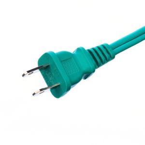 AC Power Cord 2 Prong 6 Feet with 3 Polarized Outlets and Safety Slide Cover 13A