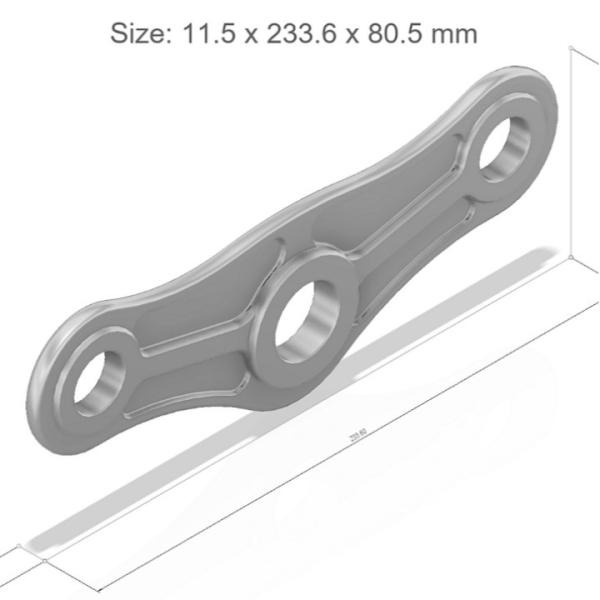 Quality Titan Grade 5 / 6AL-4V9 Adjustable Main-Sheet Toggle for Surface Roughness 0.4um Ra wholesale