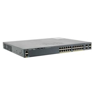 24 POE Port Gigabit Lan Switch Cisco Catalyst 2960X WS-C2960X-24PD-L