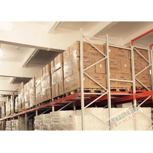 Galvanized Pallet Racking Weight Capacity 1200Kg Custom Storage Shelving