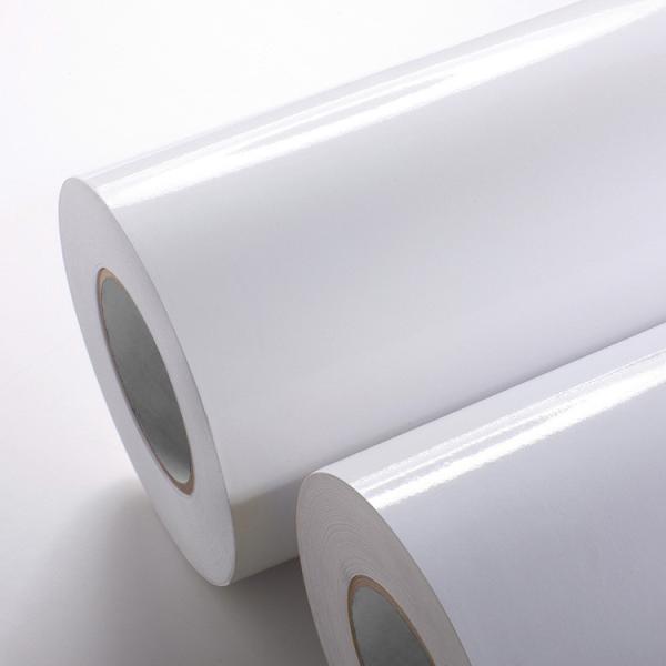 Label Material 80gsm Coated Paper with White Glassine Paper and Strong Initial