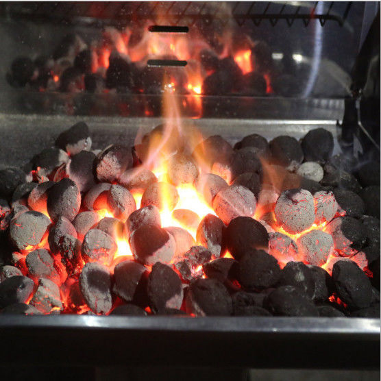 Outdoor barbecue speed burning charcoal; family camping new 1KG flammable charcoal; paper bag barbecue carbon;