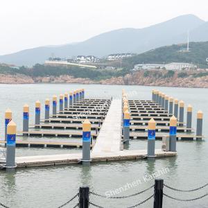 China Aluminum Alloy Floating Docks Marine WPC Decking Floating Pontoon on sale