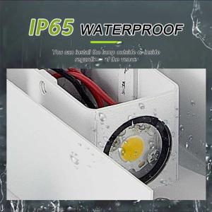 Rectangle Modern LED Wall Lamp Dimmable LED Wall Sconce Light 12W Waterproof