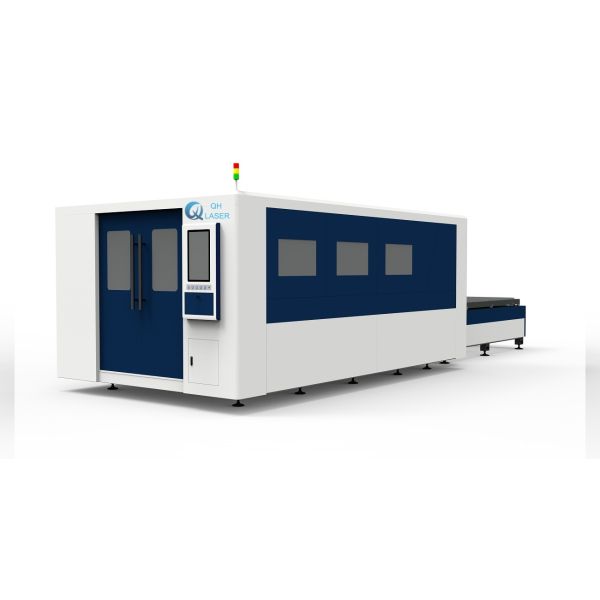 Quality Dual Platform Enclosed Type Sheet Laser Cutting Machine High Speed wholesale