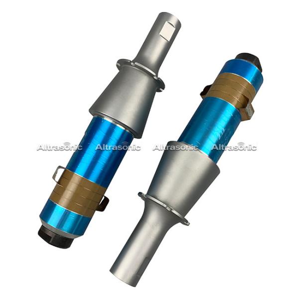 15Khz Ultrasonic Welding Transducer , Ultrasonic Piezo Transducer With Booster