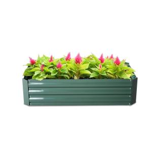blunt edges 4ft Galvanized Steel Raised Garden Bed