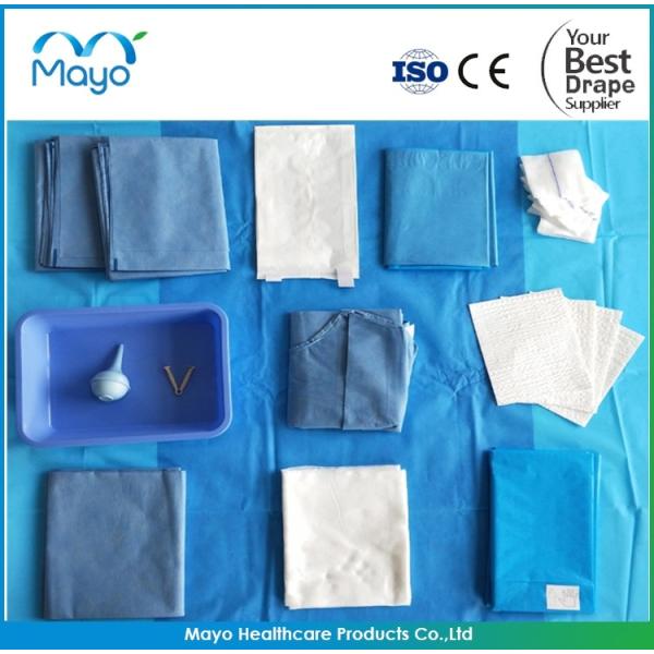 Quality CE ISO13485 Approved Hospital Use Disposable Gynecology Surgical Drape Pack Kit Manufacturer wholesale