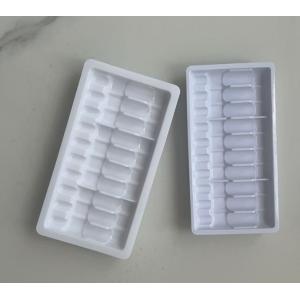 2ml 10-Piece Plastic Ampoule Tray 14.3x7.3cm Cardboard Packaging