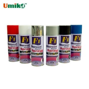 F1 Chrome Spray Paint 450ml Custom Multi Surface Acrylic Resin Spray Paint