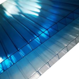 China Policarbonato Para Cobertura Roof Sheet clear Plastic Hollow Panel,plastic for Greenhouse on sale
