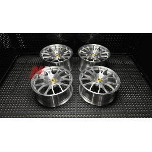 Ferrari F430 Forged Wheels Brushed Clear Finish Maining Forged RE-01