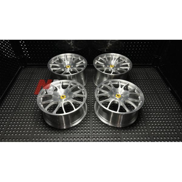 Ferrari F430 Forged Wheels Brushed Clear Finish Maining Forged RE-01