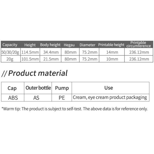 Chinese manufacturer Selling well all over the world Cosmetic Luxury Skin Care Cream Lotion Jar With Shake