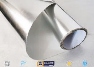 Cheap 0.018 Inch Waterproof Aluminium Foil Fiberglass Fabric Flexible Hose Heat Shield for sale