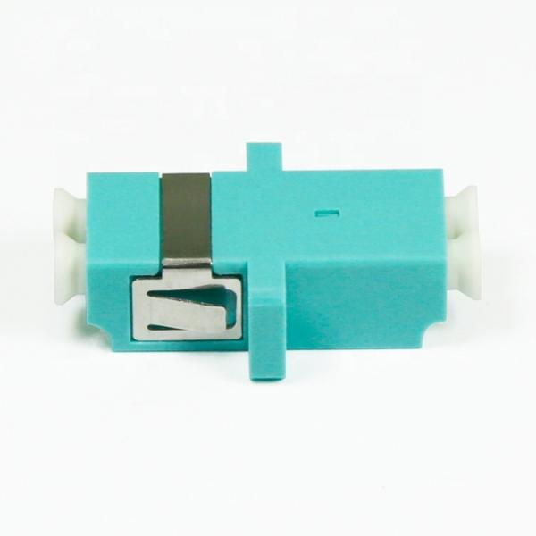 Blue Plastic Fiber Optic Adapter LC/Upc Duplex Om3 Single Mode Fiber Adapter