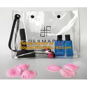 A5 full color print PP/PVC document bag with zipper lock file folder bag,soft