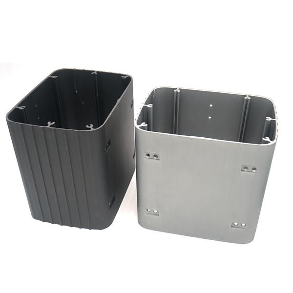 Quality Silver Square Aluminium Electrical Enclosure Extruded Lightweight wholesale
