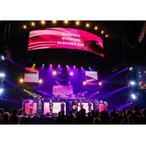 Huge External Led Screen Hire , Thin Led Panel Stage 3.91mm With Die-casting