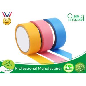Cheap Rubber Adhesive Colored Masking Tape Low Tack Painters Tape For Spray Paint for sale