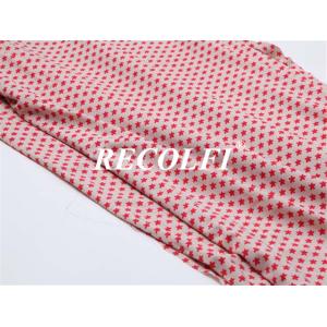 Repreve Single Jersey Fabric Women'S Activewear Star Pattern Pinky