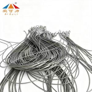 Awning Steel Wire Rope Hose 3mm - 300mm Diameter With Protective Bevel Custom