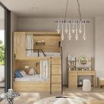 Support customization Modern Design Safe And Stable Bunk Bed For Youth Hostel