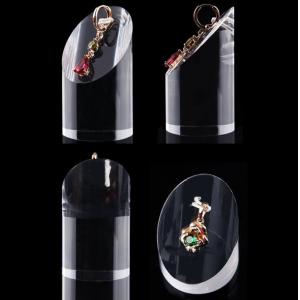 Elegant Acrylic Display Stands Anti Corrosive Plexiglass Cosmetic Ring Stand